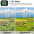 Magnetic Lens Filter Kit for DJI OSMO Pocket 3, 4 Pack CPL ND16 ND64 ND256, Ultra Slim Frame & HD Optical Glass