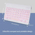 TOHAKATA A16 11th 10th Backlit Bluetooth Keyboard Small Portable Wireless Keyboard Rechargeable Illuminated for Android