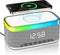 Strackvial Bluetooth Speaker with Wireless Charging & Digital Clock, LED Display, 15W Qi