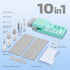 Electronics Keyboard Repair Kit with 3 in 1 Earbud Cleaner Pen, Camera Lens Pen, Suitable for iPad, iPhone, Cell Phone