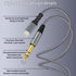 Lightning to 6.35mm 1/4" TRS Audio Stereo Cable, 4FT MFi Certified Male Adapter for i-Phone 14/13/12/Pro Max, Mixer,