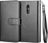 NJJEX Compatible with LG Stylo 5 Case - Wallet Case with 9 Card Slots, Detachable Kickstand, Black