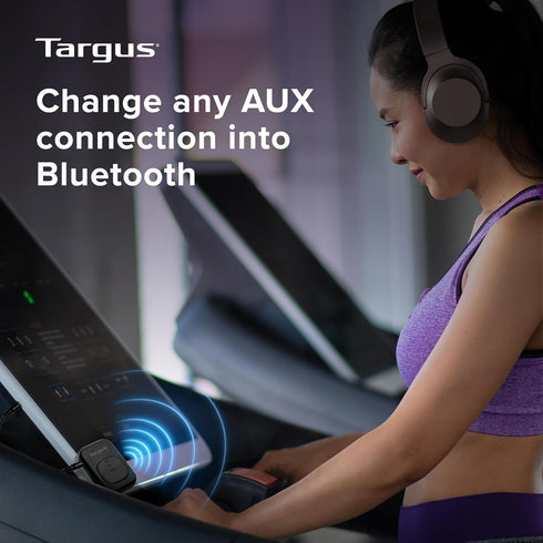 Targus Wireless Bluetooth Audio Adapter, Black, Connects to Non-Bluetooth Devices, Up to 2 Devices