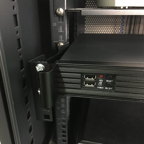 JINGCHENGMEI 2U 4-Inch (2UEXB) Server Rack Depth Extender - Deep -Recessed Rack Mount Adapter Kit for Network Rack