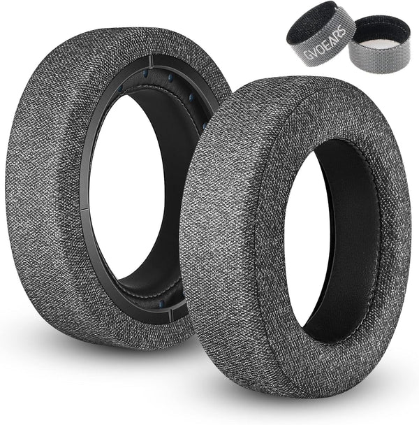 GVOEARS Replacement Ear Pads for Corsair HS70 Pro HS60 HS50, Durable Knitted Gaming Headset Noise Isolation Cushions