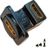 HDMI Right Angle D Type Panel Mount Adapter, Female to Female Gold Plated Connector with Screws