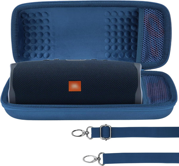 Hard Case for JBL Charge 5 Charge 4 Waterproof Bluetooth Speaker (Blue Case)