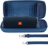 Hard Case for JBL Charge 5 Charge 4 Waterproof Bluetooth Speaker (Blue Case)