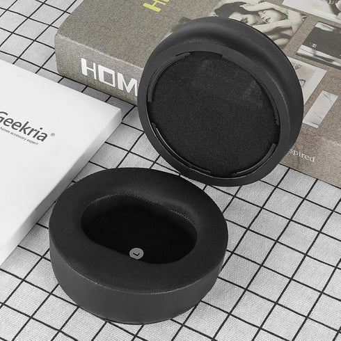 Geekria Sport Cooling Gel Replacement Ear Pads for Audeze Maxwell Wireless Headphones, Ice Silk/Black