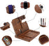 awofer Gifts for Men - Ebony Wood Phone Docking Station - Nightstand with Key Holder, Wallet Stand and Watch Organizer