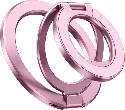 CAPRARO Magnetic Phone Ring Holder for MagSafe, Dual-Side Magnetics, 360 Rotation Gym Phone
