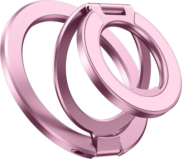 CAPRARO Magnetic Phone Ring Holder for MagSafe, Dual-Side Magnetics, 360 Rotation Gym Phone