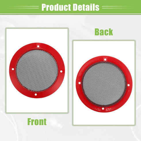 ACROPIX Universal 4" Car Speaker Grills Cover, Round 4 Inch Audio Speaker Subwoofer Guard Protector Case with Mounting