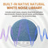 Snugeasy Pillow Speaker Bluetooth for Sleeping, Under Pillow Speaker with White Noise Timer Wireless Mini Bone