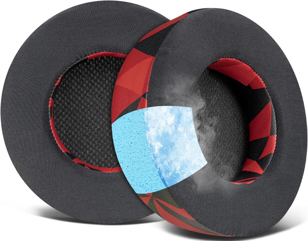 SOULWIT Replacement Ear Pads for Corsair Virtuoso RGB Wireless XT SE, High-Density Foam Cushions, Added Thickness (CG