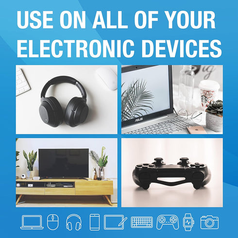 MiracleWipes for Electronics Cleaning - Screen Wipes for TV, Phones, Monitors - Includes Microfiber Towel