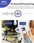 Hugolog 3K Light Bulb Security Cameras Wireless Outdoor, 2.4GHz Cameras for Home Security Indoor with AI Sound