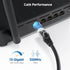 10Gbps 10-Pack 6 5ft, 6 Cat6 Cable Matters Snagless Cat Ethernet Cable - Cat Cable, Cord, Ethernet Cord, Black