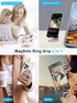 ?2024 Upgraded? SUPERONE Mag Safe Phone Ring Holder, Adjustable Magnetic Kickstand for iPhone 15/14/13/12 - Rose Gold