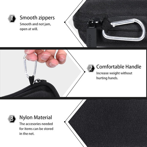 co2CREA Hard Case for Digital Camera, Compatible with VAHOIALD/IWEUKJLO/CAMKORY/BEVLXNIV/PRISIA/Sevenat Kids Video
