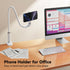 nediea 900 17 Magnetic Gooseneck Phone Holder for Bed, Flexible Long Arm Cell Phone Stand with Clamp Mount, Rotation