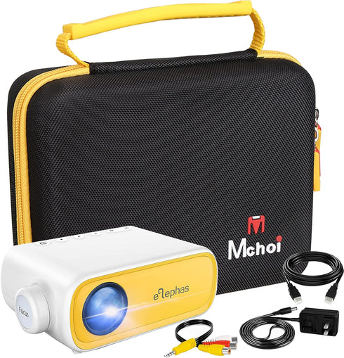 Mchoi Mini Projector Case for ELEPHAS Portable Projector, 1080P Supported, Case Only