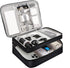 Electronics Travel Organizer Bag, Double Layer Waterproof Storage for Charger, Phone, Power Bank, Tablet
