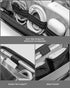 tomtoc Travel Cable Organizer Pouch, Portable Waterproof Electronics Accessories Carry Case for Charger, Cables, USB