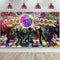 Disco 70s Theme Party Decorations, Back to 60s 70s 80s 90s Let's Boogie Disco Night Photography Background