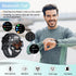 Goodatech Military SmartWatch 1.39" for Men Women, Phone Call, 5ATM IP68 Waterproof, Fitness Tracker, Black