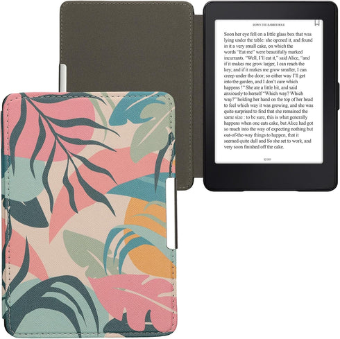 kwmobile Tropical Jungle Kindle Paperwhite Case - Vibrant eReader Cover