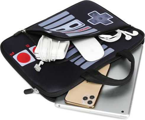 11.6" 12.2 inches Laptop Sleeve Case, Waterproof Neoprene Handle Sleeve for Kids, Men, Women with Two Pockets