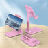 HZZADZXW 4-8 Inch Cell Phone Stand, Adjustable Angle and Height Cell Phone Holder for Desk, Foldable and Portable
