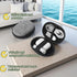Chinshwehaw Electronic Accessories Organizer Bag: EVA Hard Shell Shockproof, Hard Shell Tech Organizer Case - Water