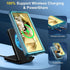 Ezanmull Waterproof Case for Samsung Galaxy S24 Ultra, Full Body Protective Cover with Built-in Screen Protector, Teal