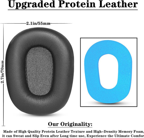 Replacement Ear Pads Cushions for VXI BlueParrott B450-XT S450-XT, Noise Canceling Bluetooth Headset Earpads