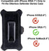 2 Pack Holster Belt Clip Replacement - Compatible with OtterBox Defender Series Case for iPhone XR (Belt Clip Only)