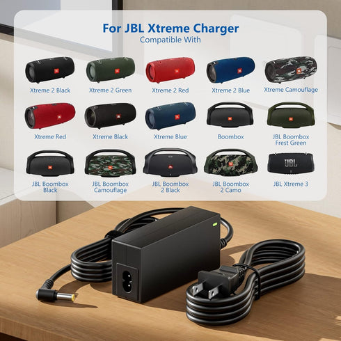 Outtag 19V Universal JBL Charger for JBL Xtreme, Xtreme 2, Boombox, Power Adapter with 12Ft Extra Long Cable