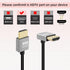 90 4K Cable,18Gbps hdtv2.0 4K@60Hz,Compatible Cameras,Camcorders,Monitors(3FT/0.9M) RIIEYOCA Degree Short HDTV to HDTV