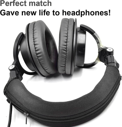 ATH M50X Headband Cover Replacement Protector Compatible with Audio Technica M30 M40 M50 M50X M50S M40X M20X M30X