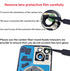 LNONLS 15 15 Back Glass Replacement for iPhone Rear Back Cover Glass Waterproof and Camera Lens+Professional Repair