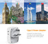 TESSAN 4 3 (2 US to UK Plug Adapter, Type G Travel Adaptor with Electrical Outlets USB Ports USB C), Ireland Power