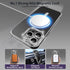 JUESHITUO iPhone 15 Pro Max Case - Black Titanium, 6.7", Military Grade Drop Protection, N56 Magnets, Screen & Camera