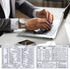 Yuanchu 2Pcs Laptop Shortcuts Stickers, Word/Excel Quick Reference Guide Keyboard Shortcut Stickers PVC Notebook