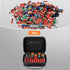 Waterproof Battery Organizer Storage Case with Tester BT-168, Holds 60+ AA AAA C D 9V Batteries (Batteries Not Included)