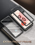 Poetic Revolution Case for Pixel 6 5G: Rugged Shockproof Cover with Kickstand & Built-in Screen Protector, Black.