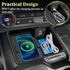 2025 2026 4-Door 2 TOPINSTALL Silicone Wireless Charging Protective Mat Compatible with Ford Bronco Automatic
