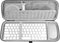 GEEKRIA Keyboard Carrying Case, Hard Shell Protective Travel Bag Compatible with Magic Keyboard, Magic Keyboard and