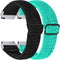 RuenTech 2 Pack Elastic Bands for OYV TGW008/Kuizil T70 Smart Watch Band, Adjustable Nylon Straps Replacement