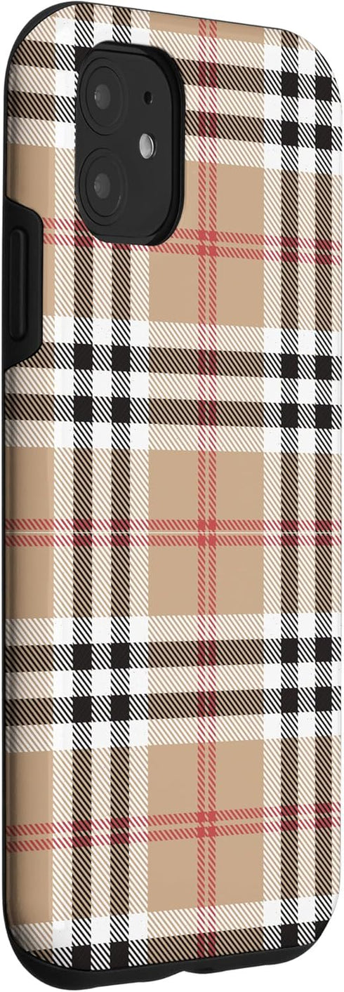 iPhone 11 Checkered Plaid Flannel Gingham Pattern Case